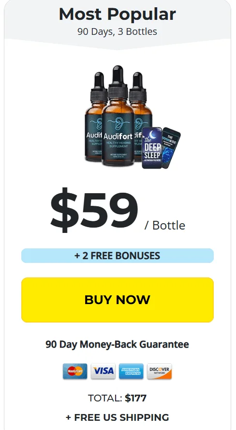Audifort three bottles order